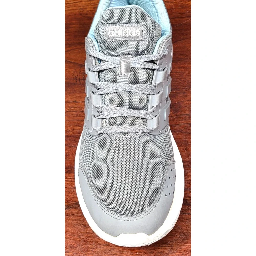 adidas Women's Galaxy 4 Gray White Running Shoes Sneakers Size 10 EE8034